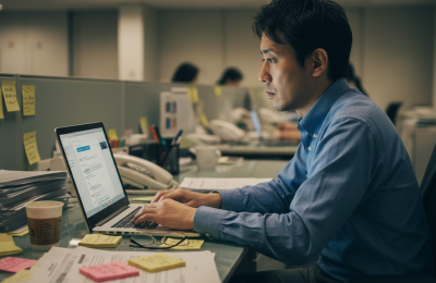 「AIで効率化」と言いながら、チャットを開くだけで終わる人へ──原因はここにある