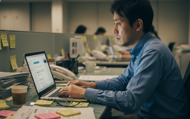 「AIで効率化」と言いながら、チャットを開くだけで終わる人へ──原因はここにある