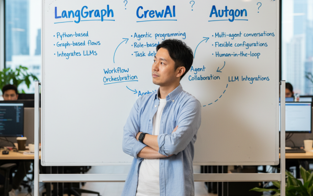【AI入門第6回】LangGraph・CrewAI・AutoGenを知らないままAIエージェントを作ると、こんな選択ミスをする